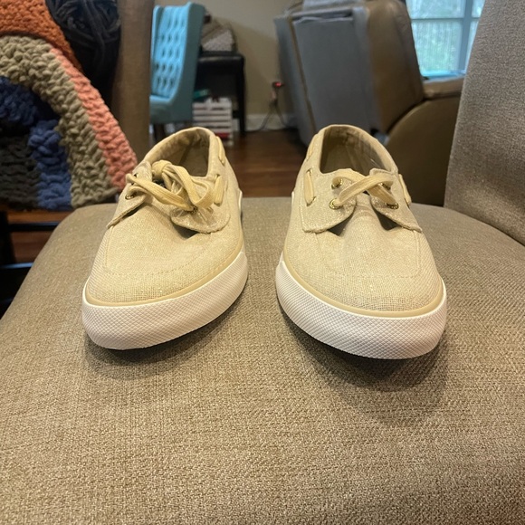 Sperry Pier Boat Sparkle Canvas Shoes - Picture 3 of 6